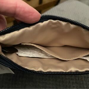 Coach Black Leather Wristlet